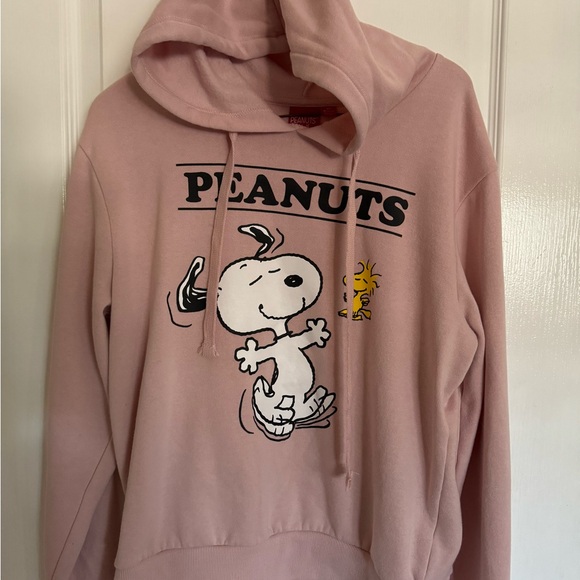 Peanuts Pink Snoopy and Woodstock Hoodie: Women's Size Medium - Picture 9 of 9
